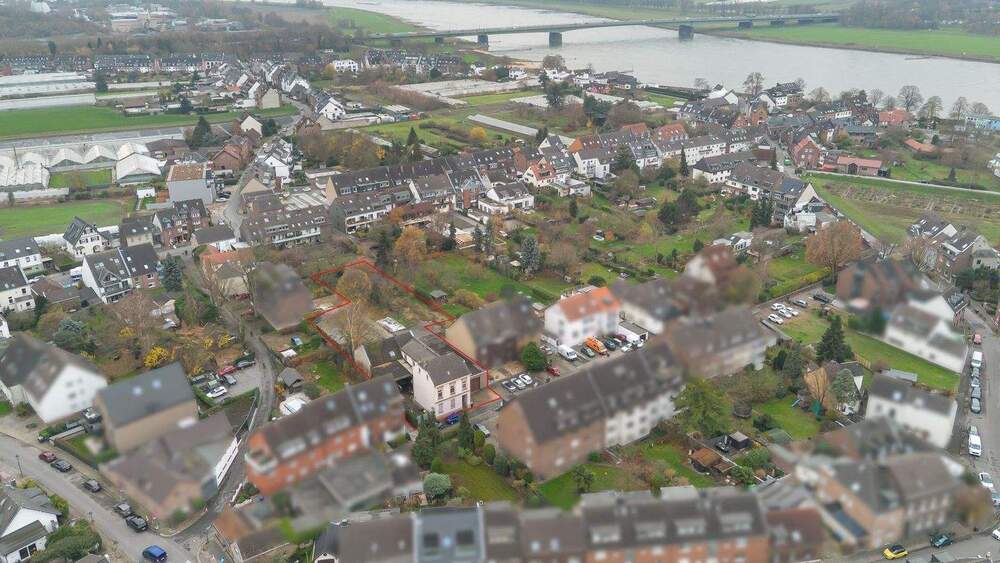 Baugrundstück mit hohem Entwicklungspotenzial in Bestlage in Düsseldorf-Hamm zimmer