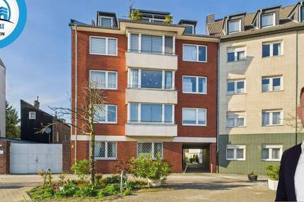 Moderne und sehr gepflegte Eigentumswohnung mit zwei Balkonen in Düsseldorf-Oberbilk.