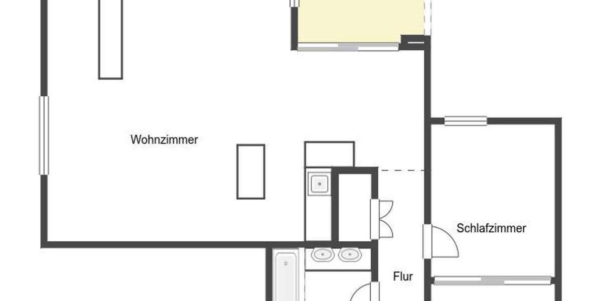 Etagenwohnung Düsseldorf Pempelfort - 2 Zimmer, 90 m&sup2;, 675.000&euro; | Angebot:25747976
