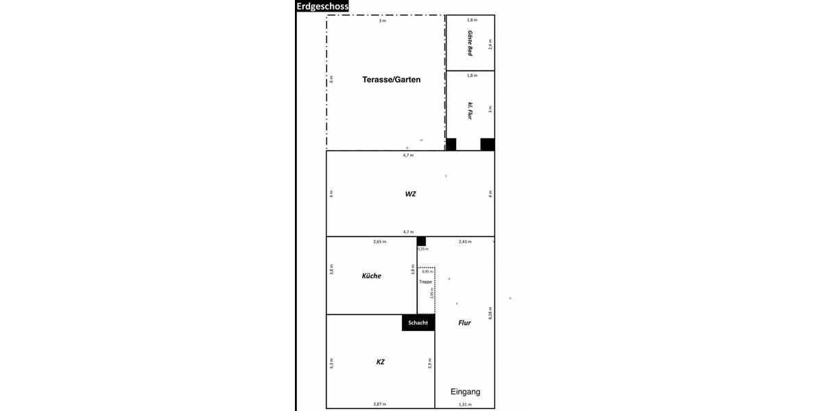 Reihenhaus Krefeld Gellep-Stratum - 4 Zimmer, 110 m&sup2;, 1.550&euro; | Angebot:25767927