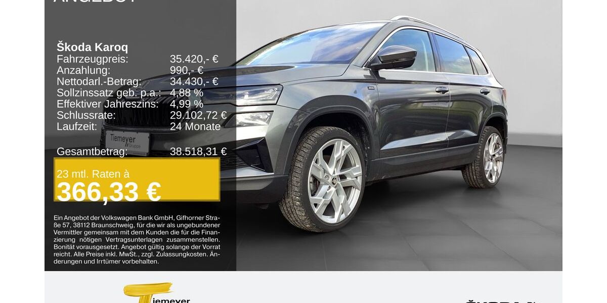 Skoda Karoq 19.905 km 34.980 &euro; Remscheid 42857