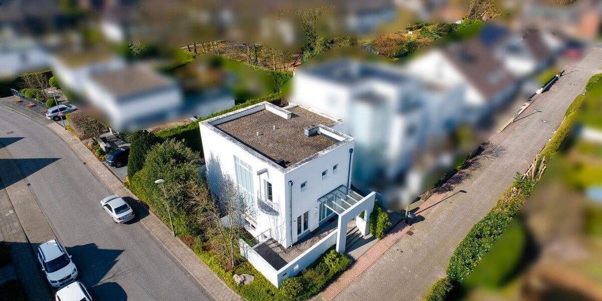 In Top-Wohnlage von Meerbusch-Lank! Lichtdurchflutetes Architektenhaus im Bauhausstil 5 zimmer