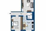 Etagenwohnung Düsseldorf Stadtbezirk 8 - 2 Zimmer, 47 m&sup2;, 616&euro; | Angebot:26264814