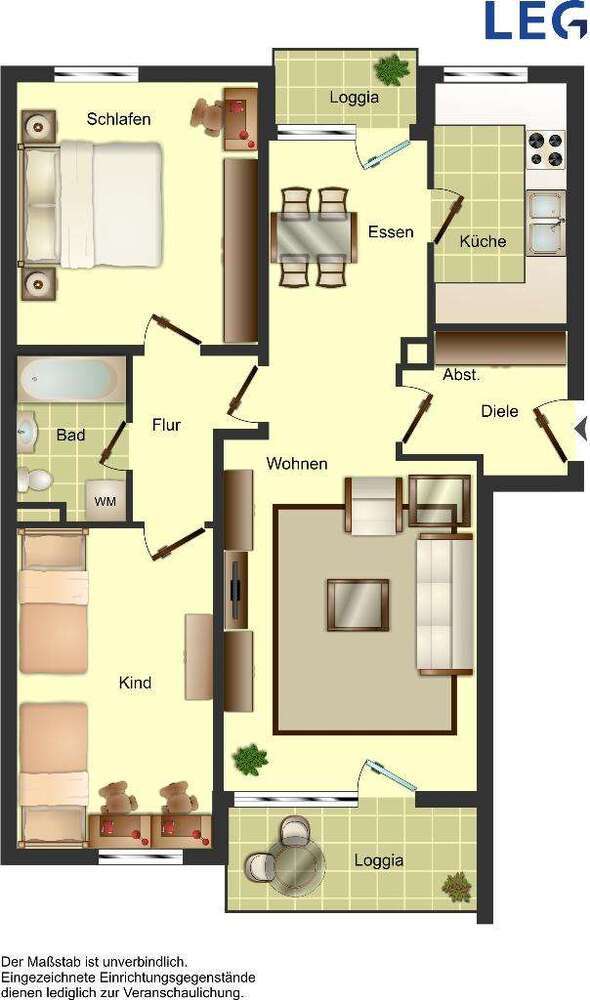 Wohnung zum Mieten in Remscheid 387,17 € 71.99 m²