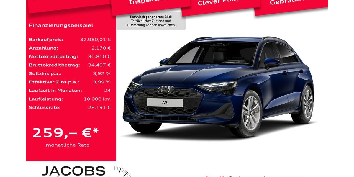 Audi A3 10.295 km 31.780 &euro; Mönchengladbach 41066