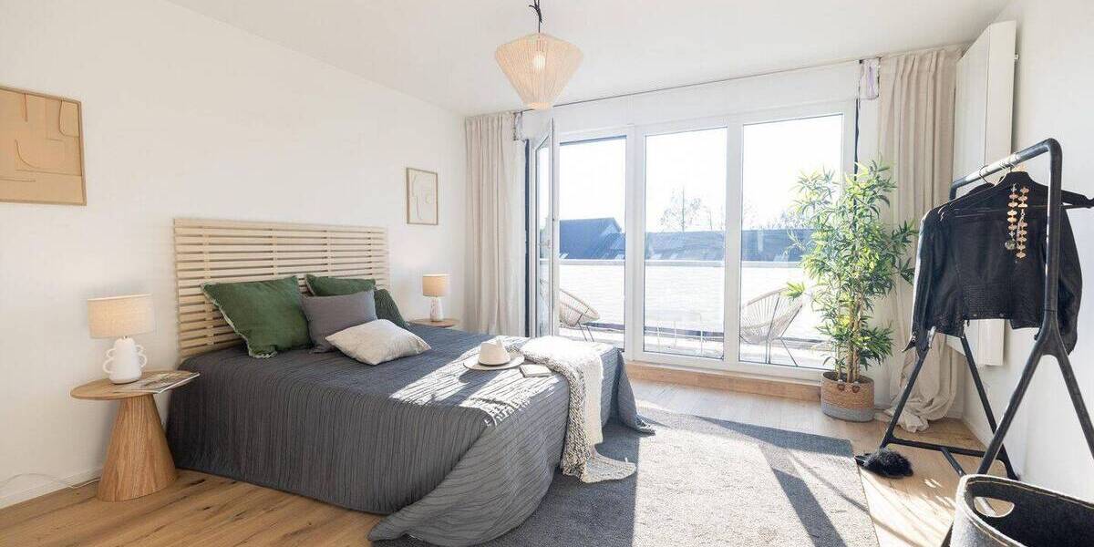Etagenwohnung Düsseldorf Unterbach - 3 Zimmer, 91 m&sup2;, 1.495&euro; | Angebot:26470985
