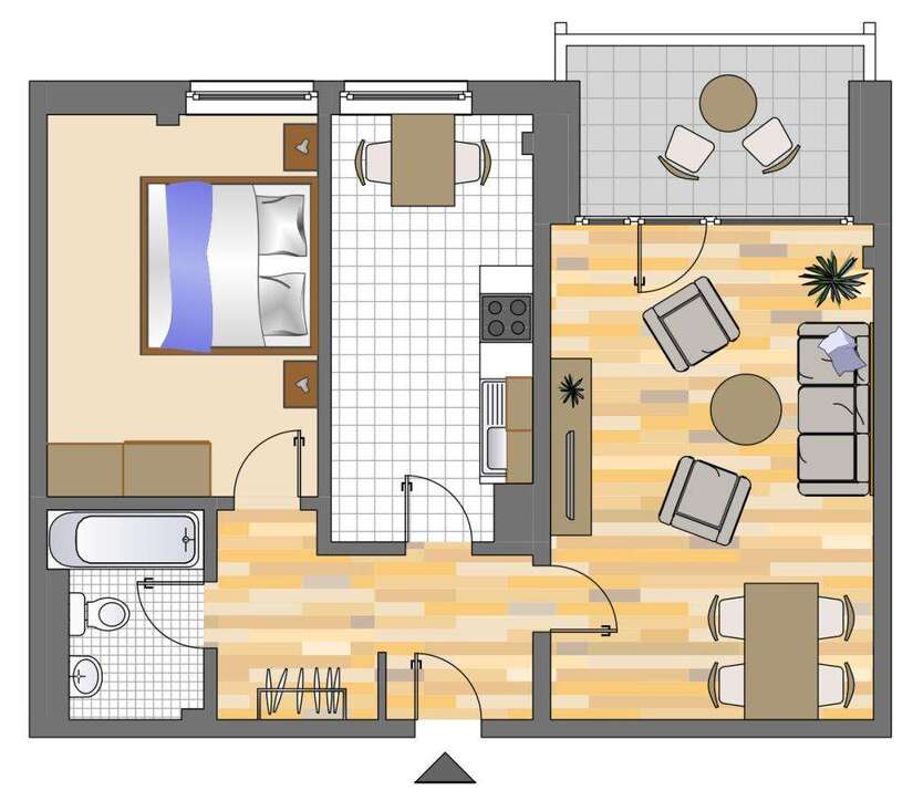 Wohnung zum Mieten in Düsseldorf 675 € 58.73 m²