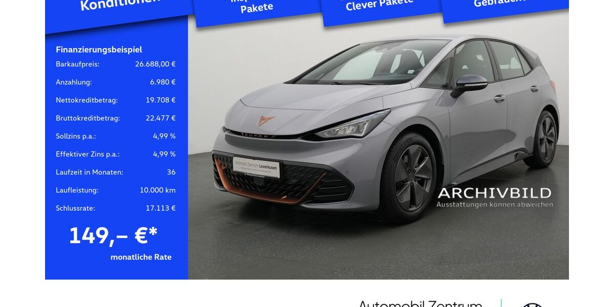 Cupra Born 27.084 km 26.688 &euro; Leverkusen 51379