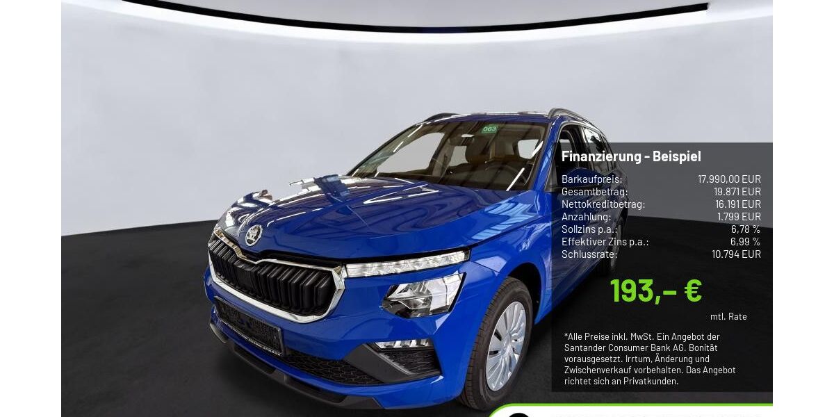 Skoda Kamiq 6.642 km 17.990 &euro; Pulheim-Brauweiler 50259