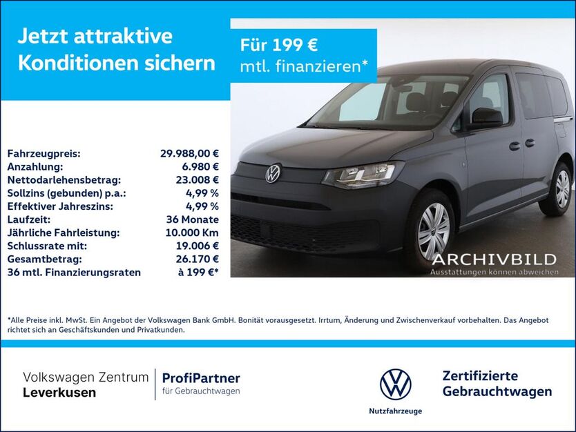 VW Caddy 4.478 km 29.988 € Leverkusen 51379