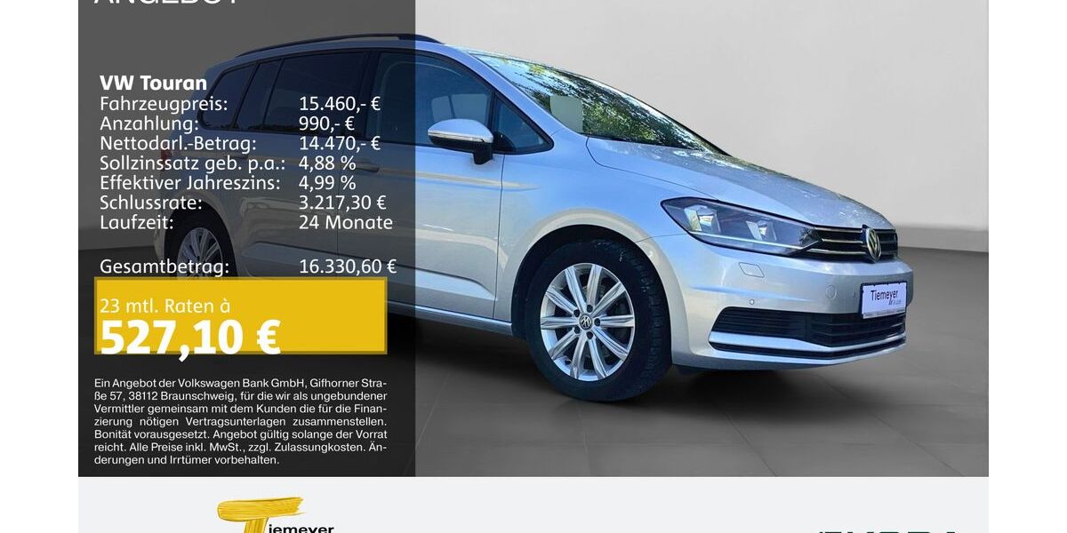 VW Touran 116.825 km 15.460 &euro; Remscheid 42857
