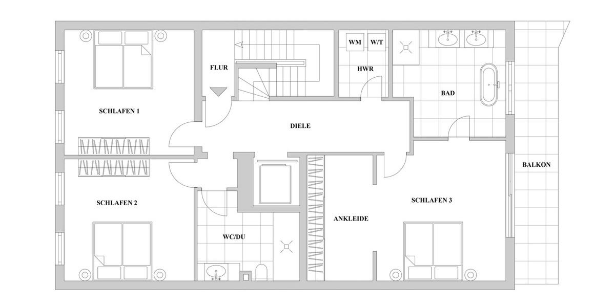 Etagenwohnung Düsseldorf Düsseltal - 5 Zimmer, 243 m&sup2;, 1.999.000&euro; | Angebot:26117942