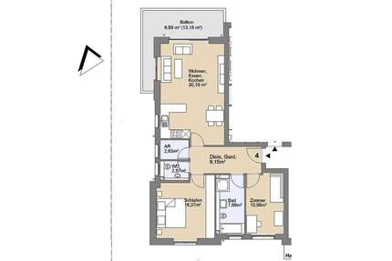 Wohnung Grevenbroich - 3 Zimmer, 90 m&sup2;, 449.000&euro; | Angebot:25273782