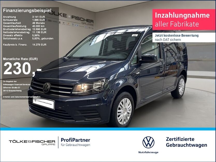 VW Caddy 100.183 km 11.989 € Krefeld 47805
