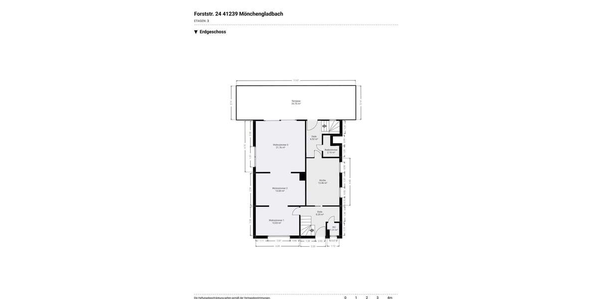 Einfamilienhaus Mönchengladbach Pongs - 7 Zimmer, 150 m&sup2;, 475.000&euro; | Angebot:25391355