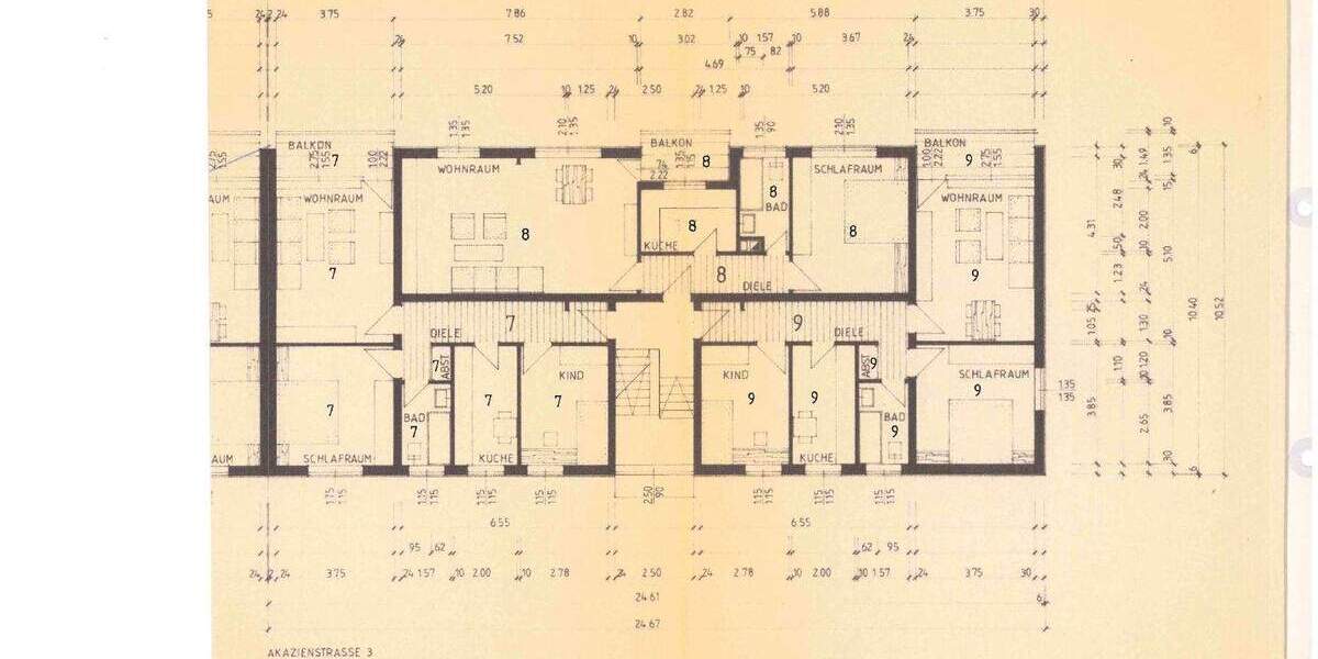 Etagenwohnung Mönchengladbach-Rheydt Heyden - 2 Zimmer, 65 m&sup2;, 149.000&euro; | Angebot:25780339
