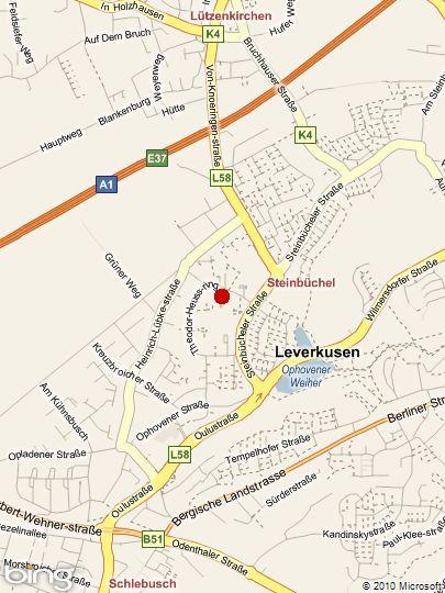 Etagenwohnung Leverkusen Alkenrath - 2 Zimmer, 57 m&sup2;, 636&euro; | Angebot:26080782