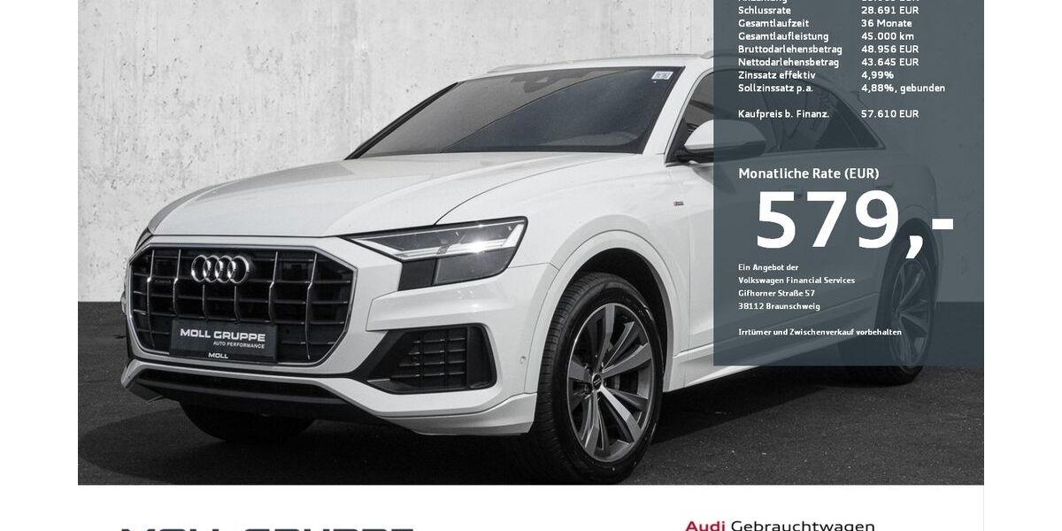Audi Q8 68.316 km 54.980 &euro; Düsseldorf 40474