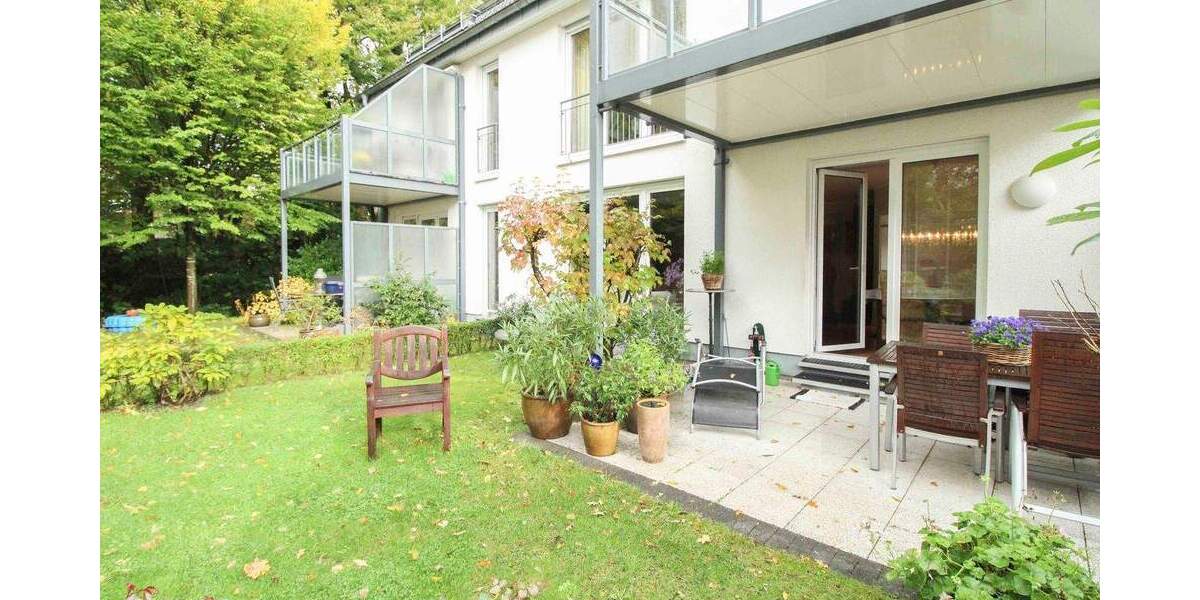 Wohnen im Grünen - charmante Erdgeschosswohnung mit Garten und Terrasse am Waldrand 3 zimmer