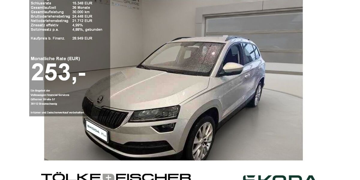 Skoda Karoq 34.950 km 27.989 &euro; Krefeld 47809