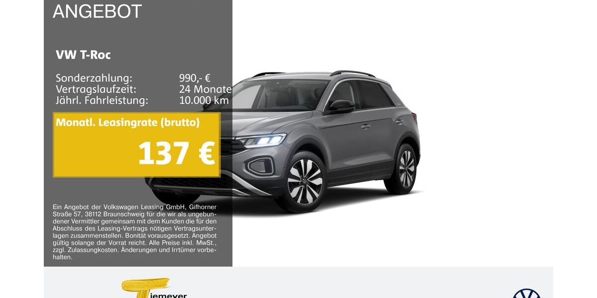VW T-Roc 22.298 km 20.640 &euro; Duisburg 47059