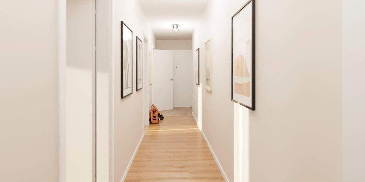 3-Zi.-Wohnung mit 93 m² Gartenanteil und Loggia 3 zimmer