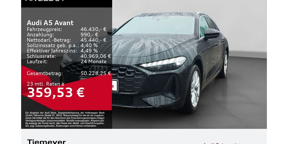 Audi A5 22.300 km 46.430 &euro; Remscheid 42897