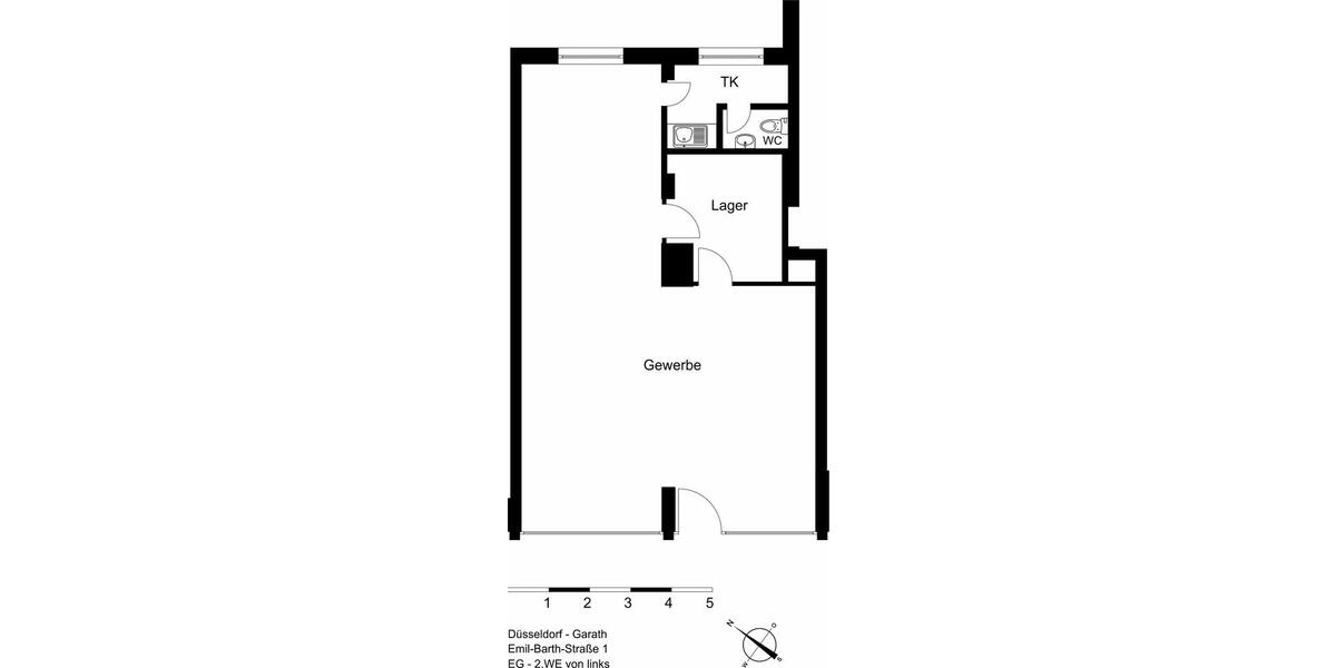 Gewerbeobjekt Düsseldorf Stadtbezirk 10 - 1.000&euro; | Angebot:25351368