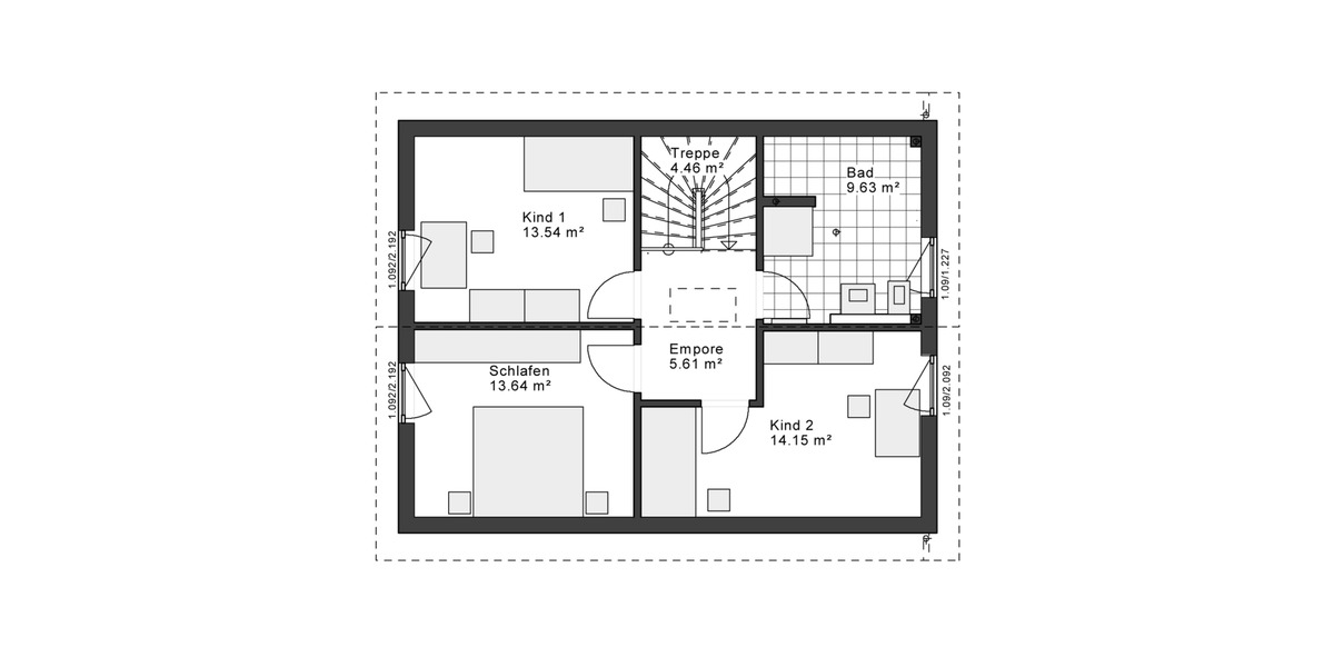 Einfamilienhaus Leichlingen (Rheinland) - 3 Zimmer, 125 m&sup2;, 1.780&euro; | Angebot:26395174