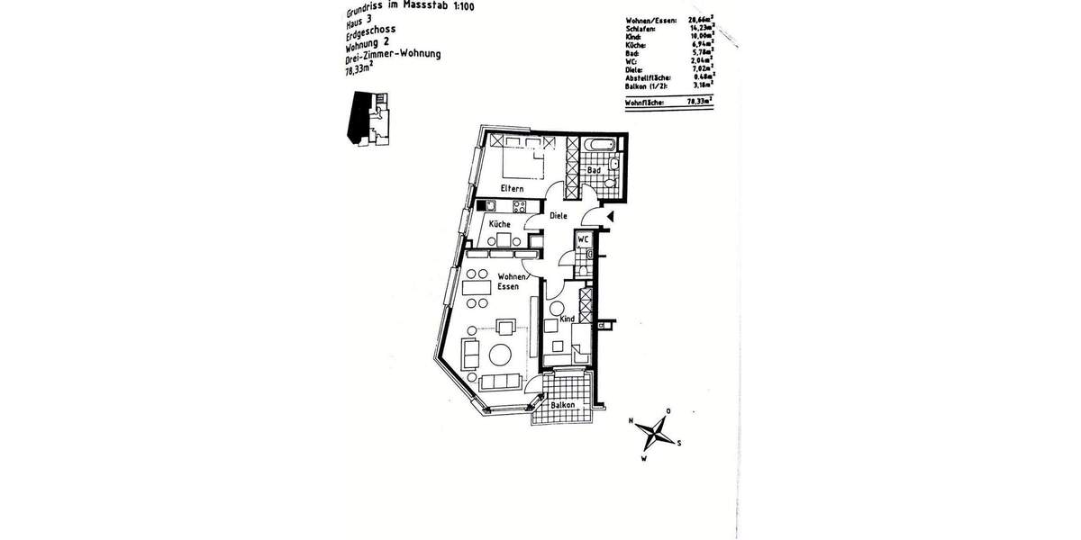 Ein Zuhause zum Wohlfühlen: Komfortable 3-Zimmer-Wohnung mit Tiefgarage 3 zimmer