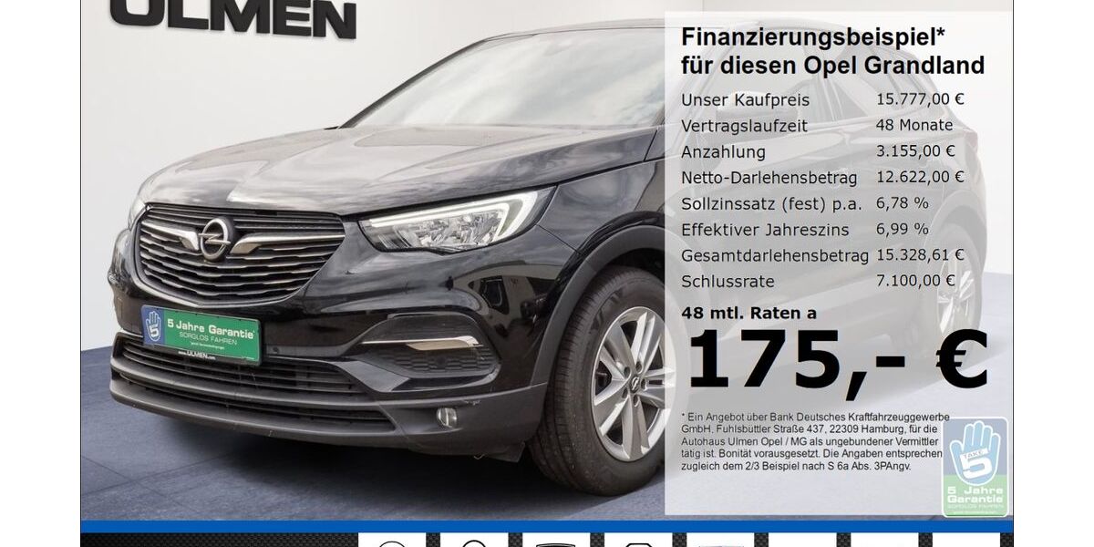 Opel Grandland (X) 89.975 km 15.444 &euro; Düsseldorf 40231