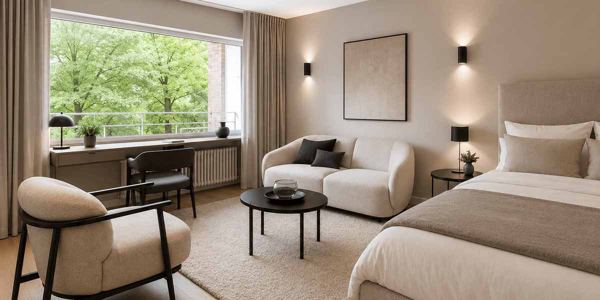 Etagenwohnung Düsseldorf Stadtbezirk 5 - 1 Zimmer, 40 m&sup2;, 269.000&euro; | Angebot:27167368
