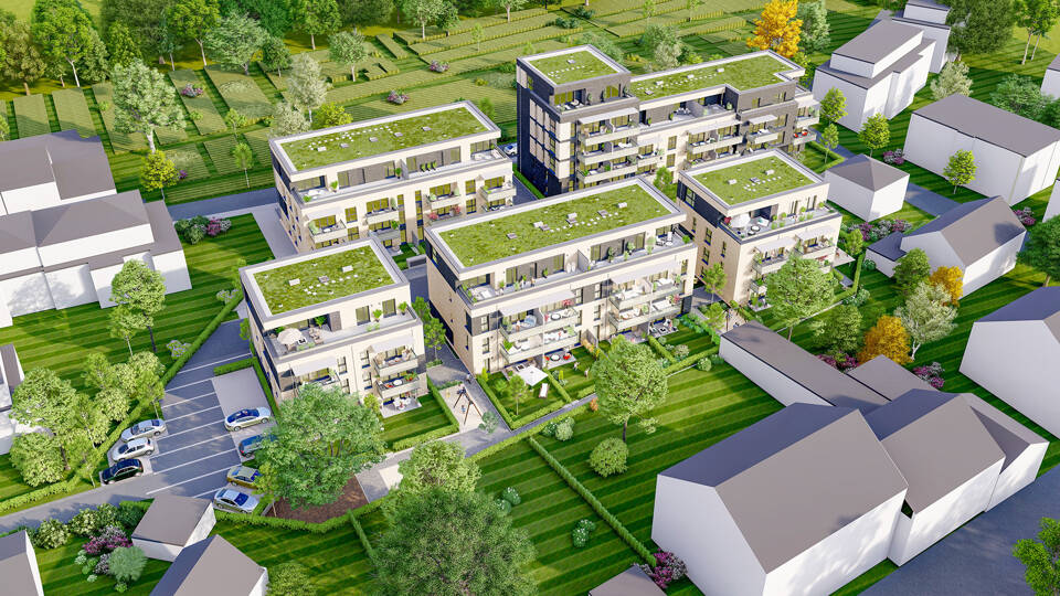 Etagenwohnung Leichlingen Büscherhöfen - 2 Zimmer, 68 m&sup2;, 400.600&euro; | Angebot:23946107