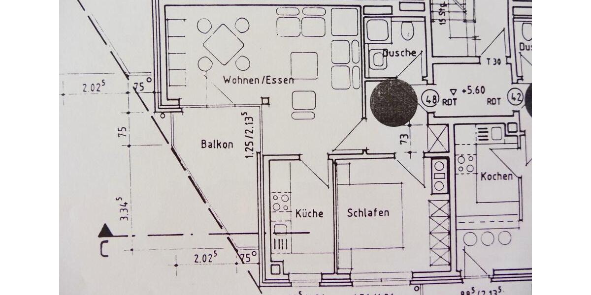 Modernisierte, helle 2-Zi.-Whg. mit BLK u. bester Verkehrsanbind. 2 zimmer