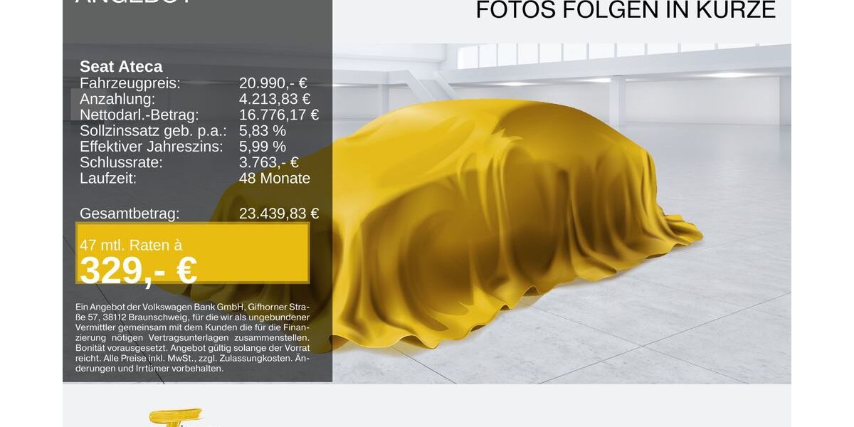 Seat Ateca 92.729 km 20.990 &euro; Remscheid 42897