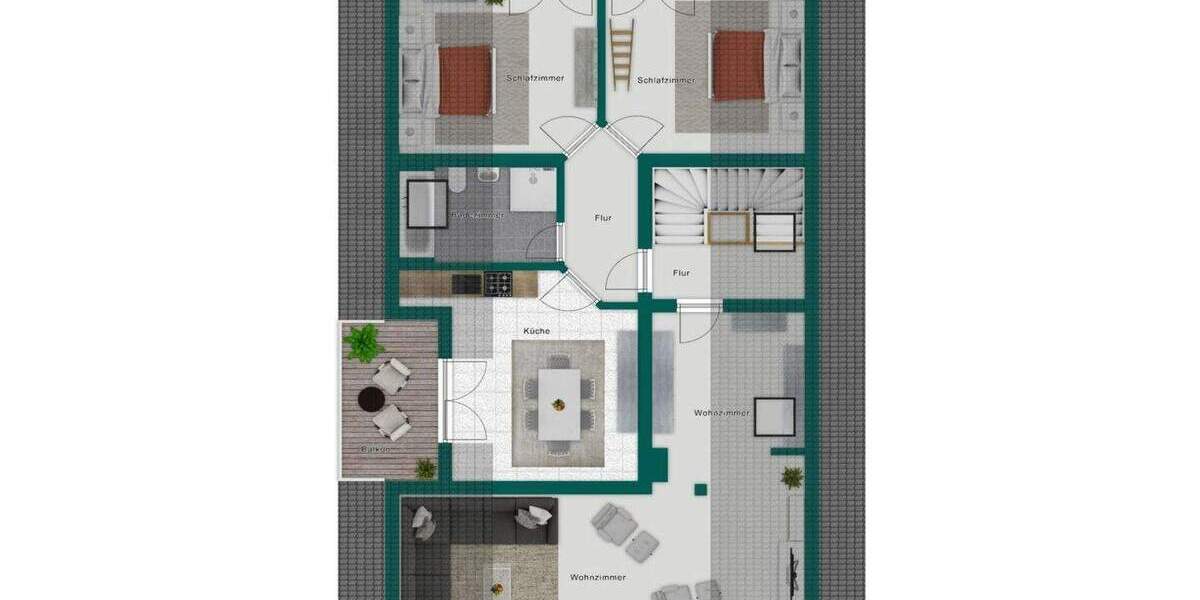 Architektonische Moderne trifft Energieeffizienz: flexibles Wohnen auf höchstem Niveau in Quettingen 8 zimmer