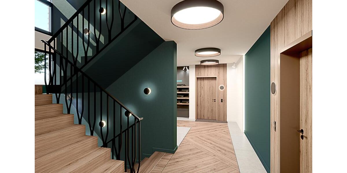 Familien aufgepasst: Neubau 4-Zimmer-Wohnung mit Balkon und zwei Bädern (mietpreisgedämpft) 4 zimmer