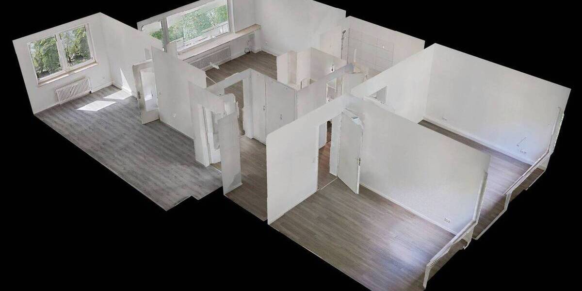 Etagenwohnung Duisburg Neumühl - 3 Zimmer, 81 m&sup2;, 599&euro; | Angebot:26908895