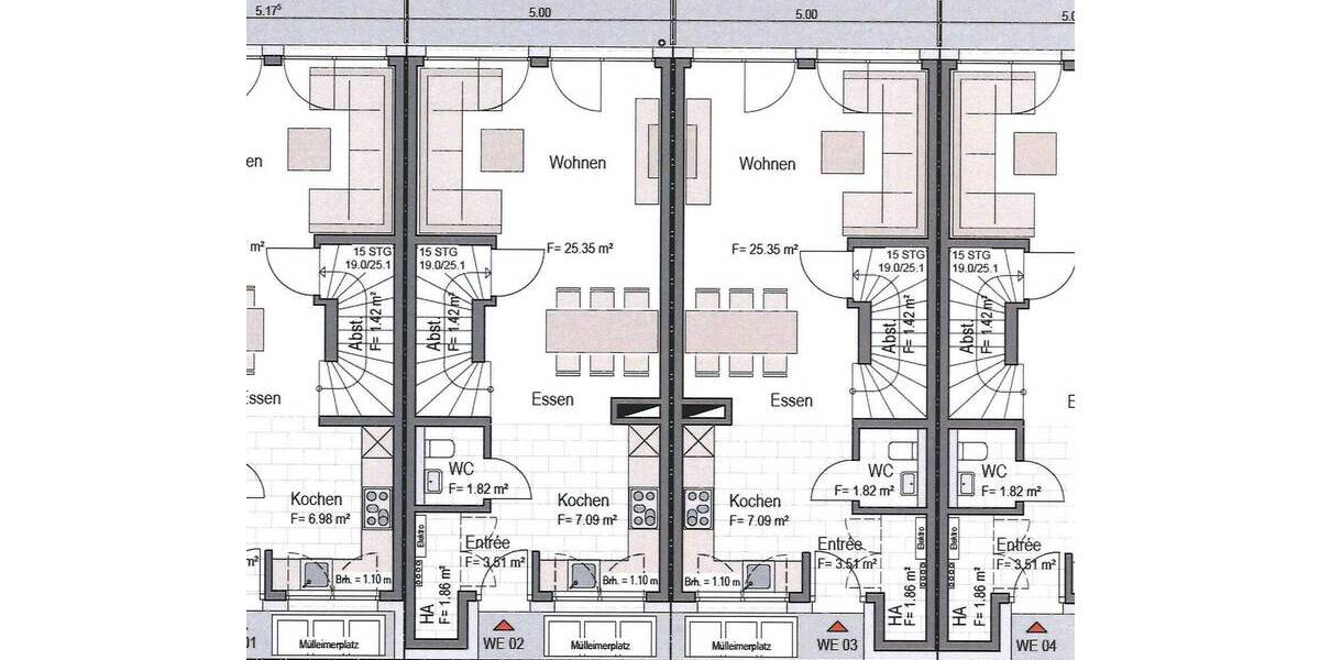 Reihenmittelhaus Mönchengladbach Rheydt-West - 4 Zimmer, 123 m&sup2;, 449.000&euro; | Angebot:26917354