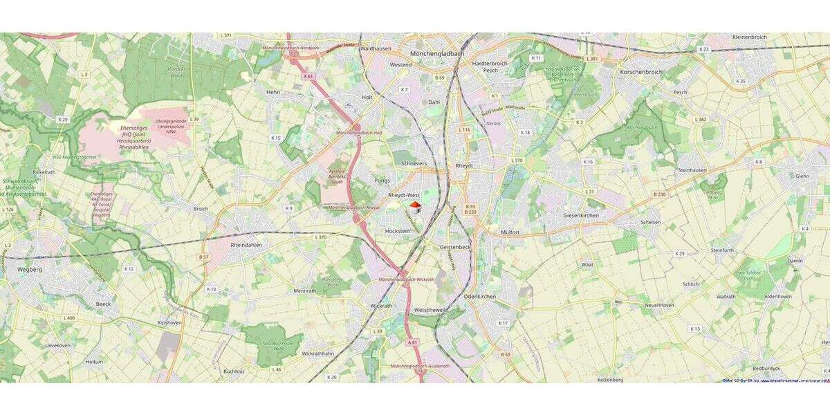 Etagenwohnung Mönchengladbach Rheydt-West - 2 Zimmer, 79 m&sup2;, 195.000&euro; | Angebot:25669256