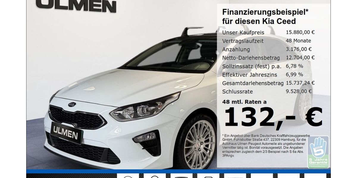Kia ceed / Ceed 83.522 km 15.880 &euro; Düsseldorf 40233
