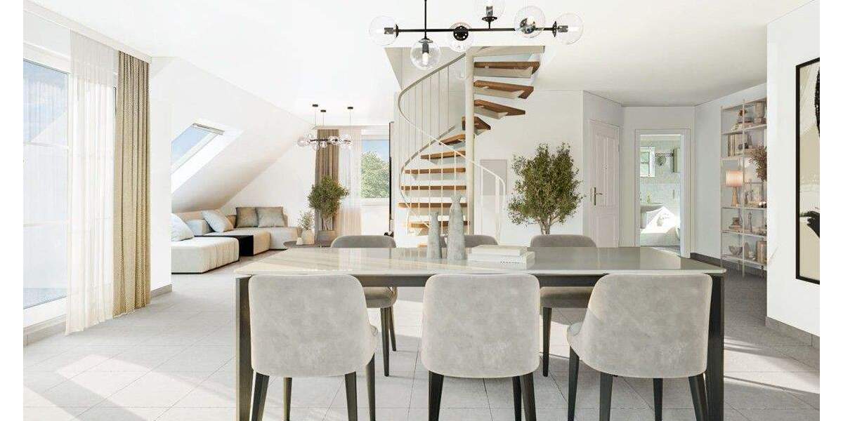 Helle Maisonettewohnung mit Dachterrasse und ca. 17m² Bonusfläche 3 zimmer