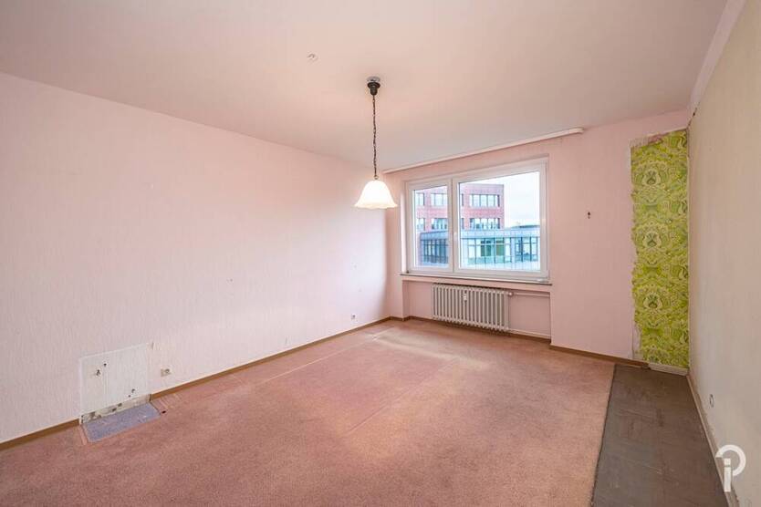 Gut geschnittene 3 Zimmer-Wohnung nach Bedarf zur 4 Zimmer-Wohnung erweiterbar