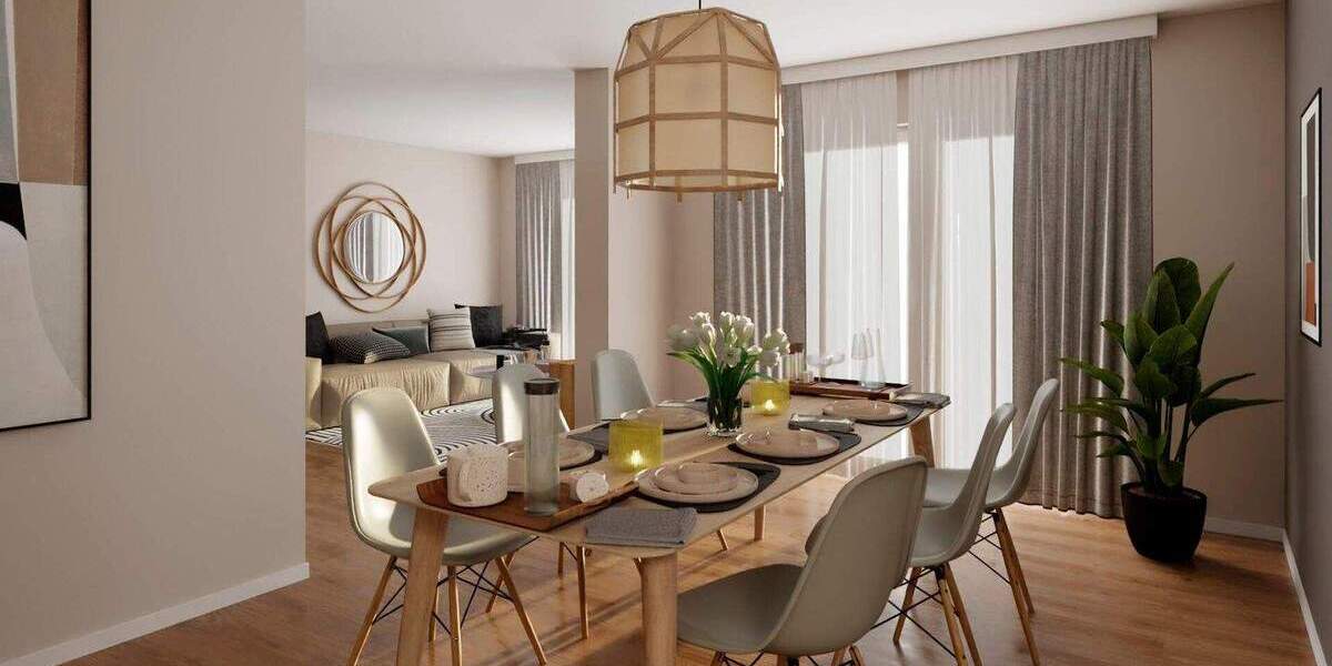 Drei Zimmer mit Loggia in Südausrichtung und zwei Bädern 4 zimmer