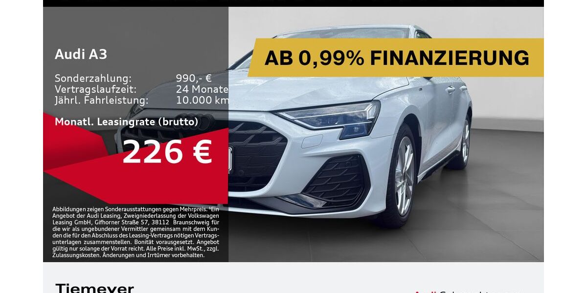 Audi A3 9.677 km 28.170 &euro; Oberhausen 46047