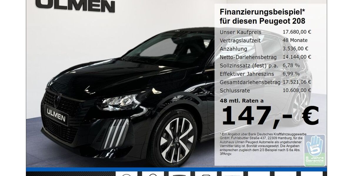 Peugeot 208 23.128 km 17.680 &euro; Düsseldorf 40233