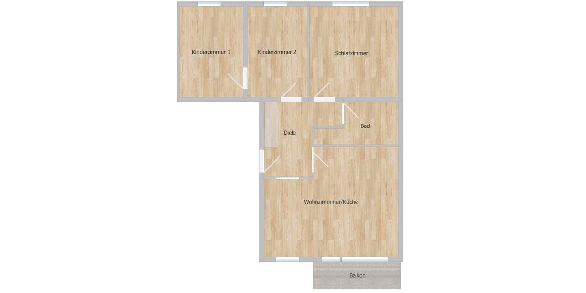 Etagenwohnung Oberhausen Alstaden - 4.5 Zimmer, 90 m&sup2;, 1.300&euro; | Angebot:25647884