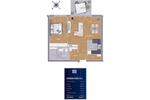 Etagenwohnung Düsseldorf Lörick - 2 Zimmer, 68 m&sup2;, 1.620&euro; | Angebot:26013815