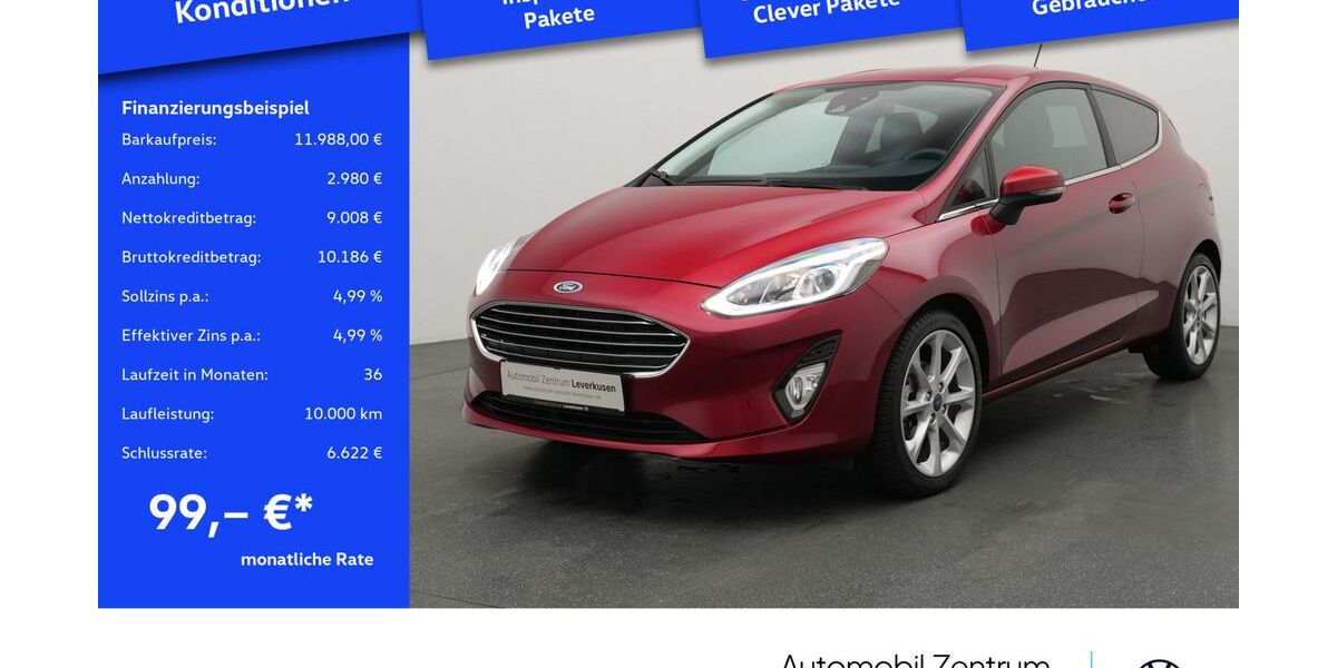Ford Fiesta 9.717 km 11.980 &euro; Leverkusen 51379