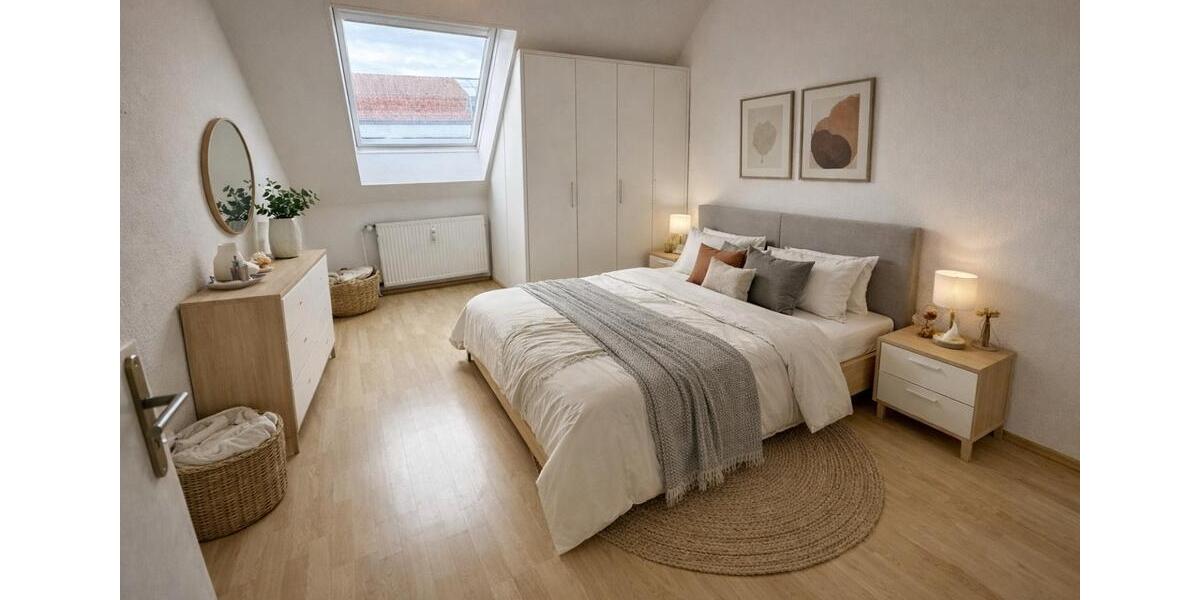 Helle Dachgeschosswohnung mit schönem Balkon in guter Lage 2 zimmer